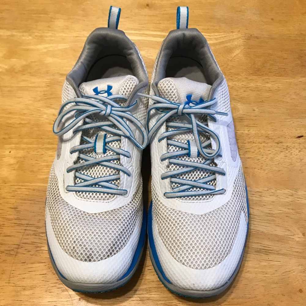 Under Armour Training Blue White Athletic Sneakers Men’s Size 13